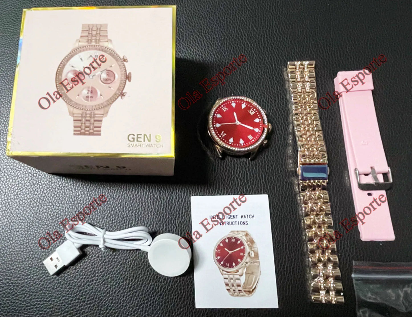 For Huawei Xiaomi Apple Samsung Smart Watch Women Ladies 2024 New Bluetooth