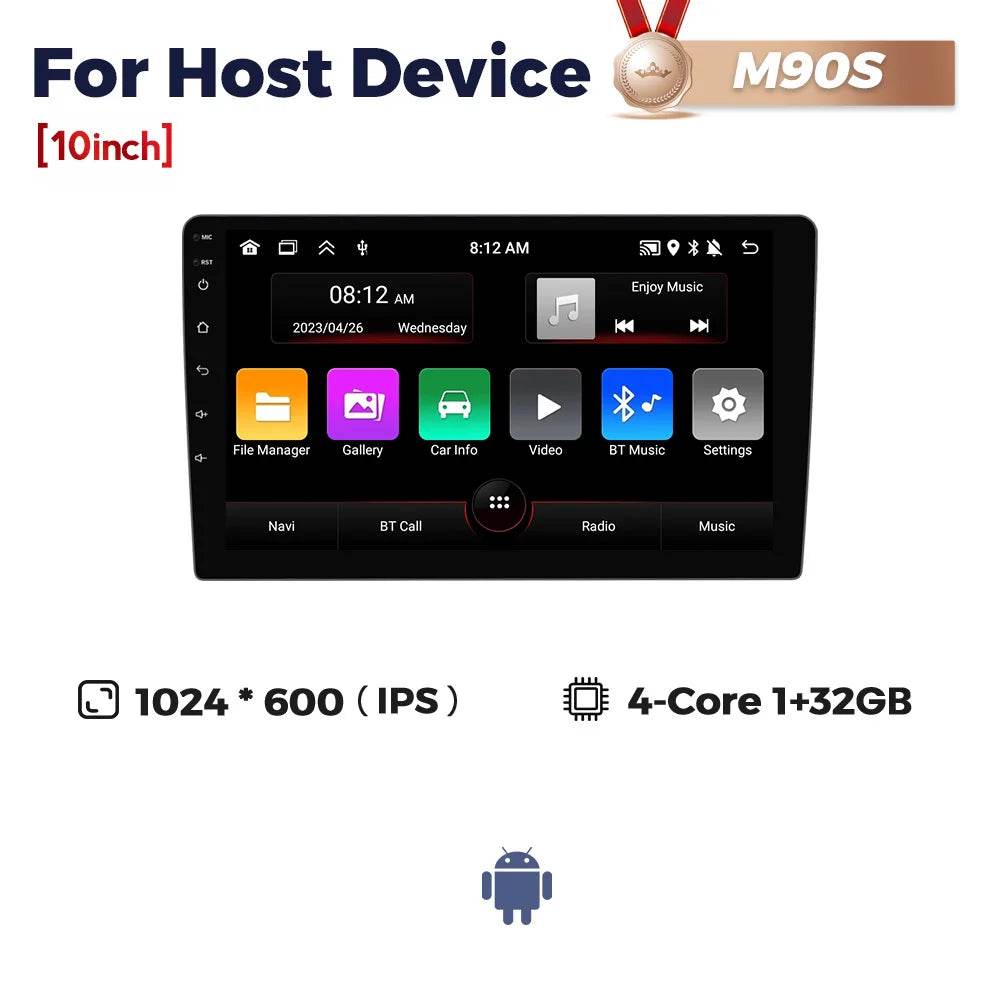 MEKEDE UIS7862S Car Radio Wireless Carplay for BMW, Benz - Loja Manuel Coelho