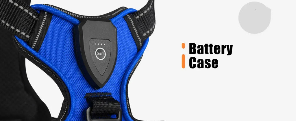 LED Dog Harness Nuoying Night Walking Harness with Durable Nylon &