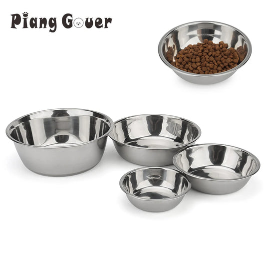Dog Bowl Stainless Steel Pet Feeding Bowl Cat Food Drinking