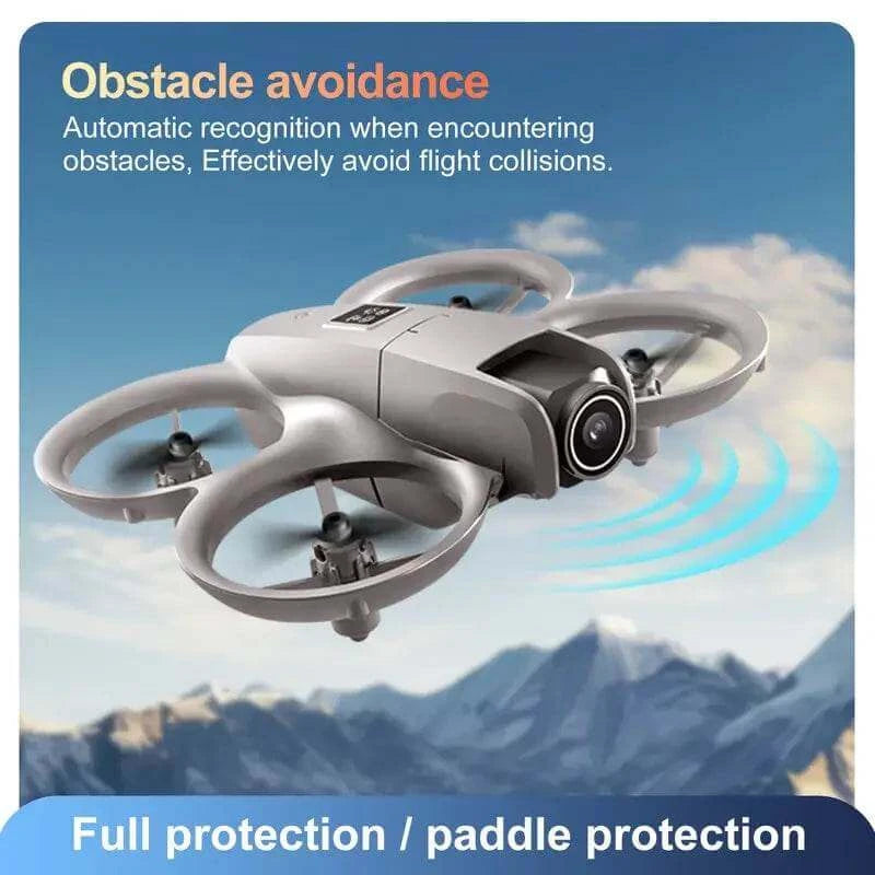 GT3 Mini With LED Foldable Drone GPS 8K HD Dual Camera Brushless Motor