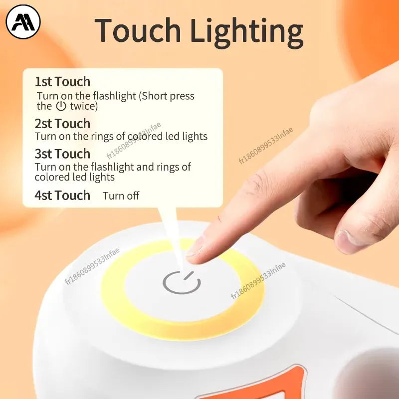 NUOYING Automatic Retractable Dog Leash Nylon Construction Lightweight Safe And Smooth Locking For All Breeds