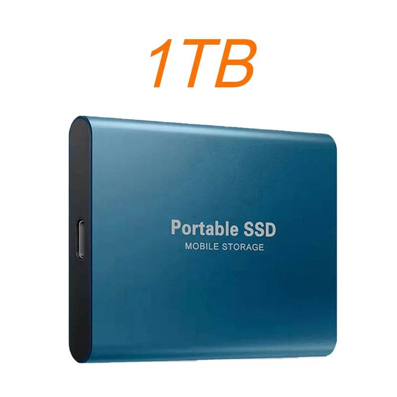 Portable SSD 1TB 2TB High Speed External Hard Drive USB3.1 Type-C Interface - Loja Manuel Coelho