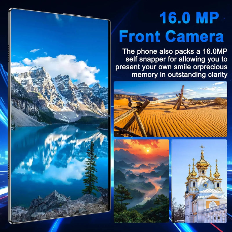 2025 5G Tablet Android 13.0 Brand New 11.6 inch 16GB RAM 1TB ROM Tablet 16MP 32MP - Loja Manuel Coelho