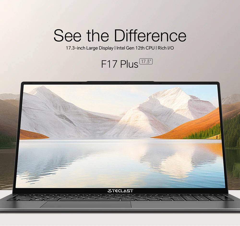 Teclast F17Plus 17.3 inch Laptop Intel N95 16GB RAM 512GB SSD Windows 11 Notebook - Loja Manuel Coelho