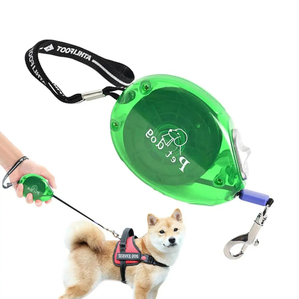 tangle-free retractable dog leash
