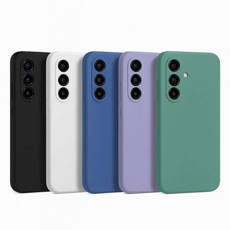 For Samsung Galaxy A26 Case Liquid Silicone TPU Plain Phone Protector Cover