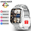 New Ultra Thin Smart Watch men 1.96" AMOLED 360*360 HD Pixel Display