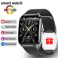 New Ultra Thin Smart Watch men 1.96" AMOLED 360*360 HD Pixel Display