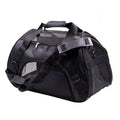 Cat Transport Bag Portable Foldable Handbag with zippered closure and mesh ventilation.