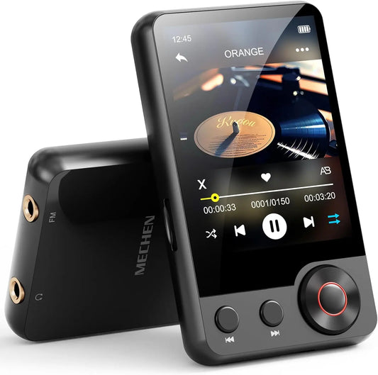 MECHEN 128GB MP3 Player with Bluetooth 5.3, 2.4’ Portable Full Touchscreen Music Player