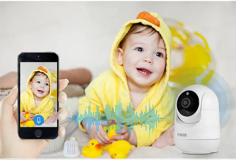Fuers 5MP WiFi Camera Tuya Smart Home Indoor Wireless IP Surveillance-Loja Manuel Coelho