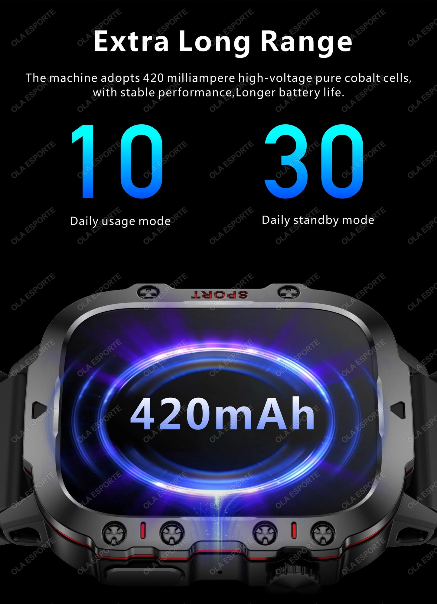 2025 New For Xiaomi Military Smart Watch Men IP68 5ATM Outdoor Sports