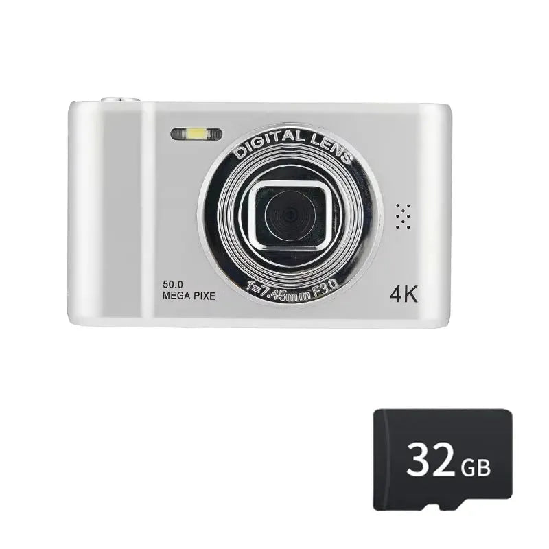 4K Digital Camera Travel Selfie Camara 50 Megapixels H2.4inch Screen - Loja Manuel Coelho