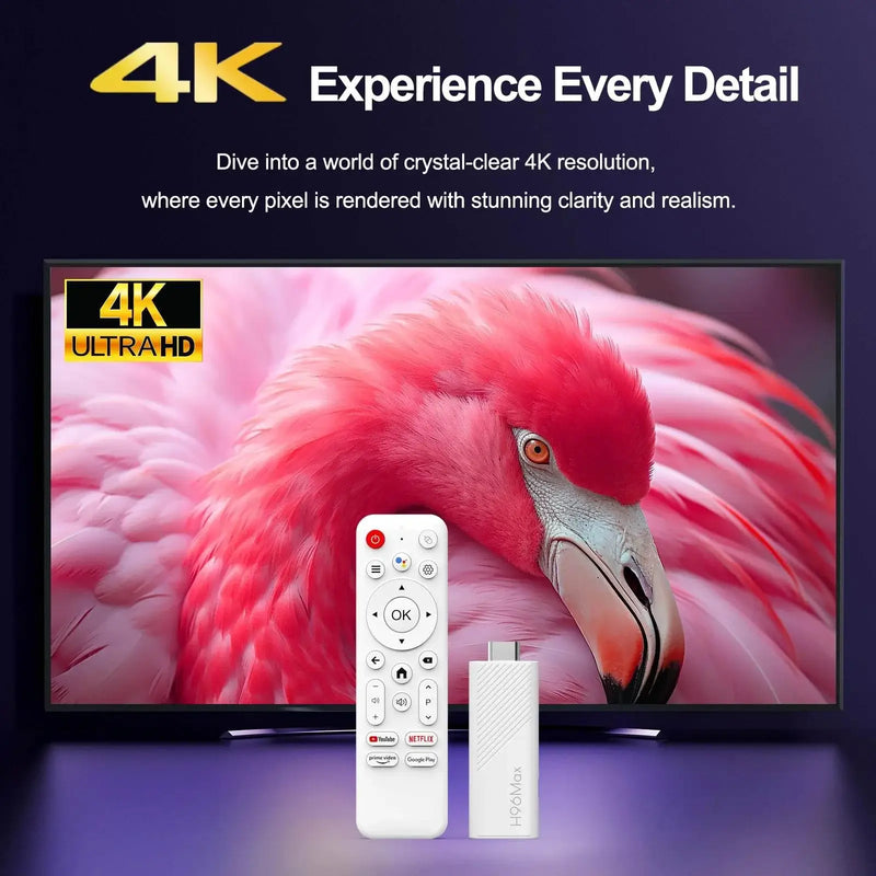 H96 MAX Android TV Stick Allwinner H313 with 2.4G Wifi 5G Wifi6 Dual Brand - Loja Manuel Coelho