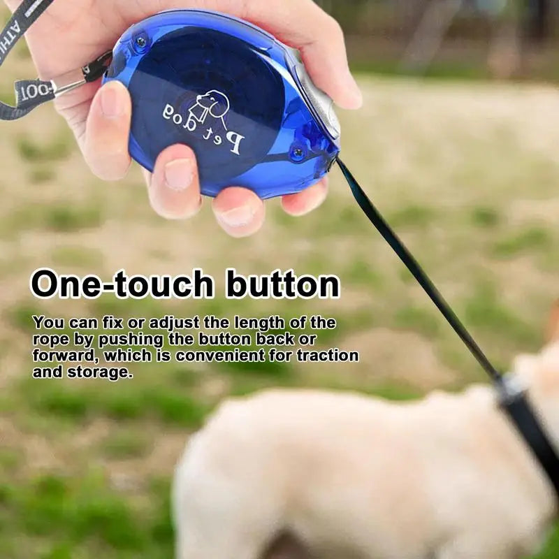 tangle-free retractable dog leash