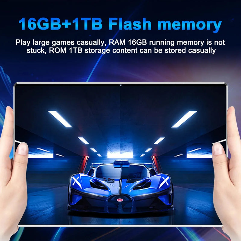 2025 5G Tablet Android 13.0 Brand New 11.6 inch 16GB RAM 1TB ROM Tablet 16MP 32MP - Loja Manuel Coelho