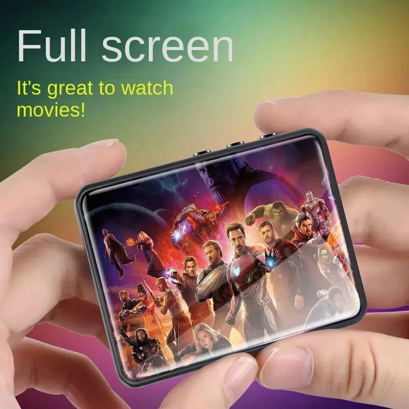 2.4-inch full-screen touchscreen MP3 player, mini Mp4 player with Bluetooth - Loja Manuel Coelho