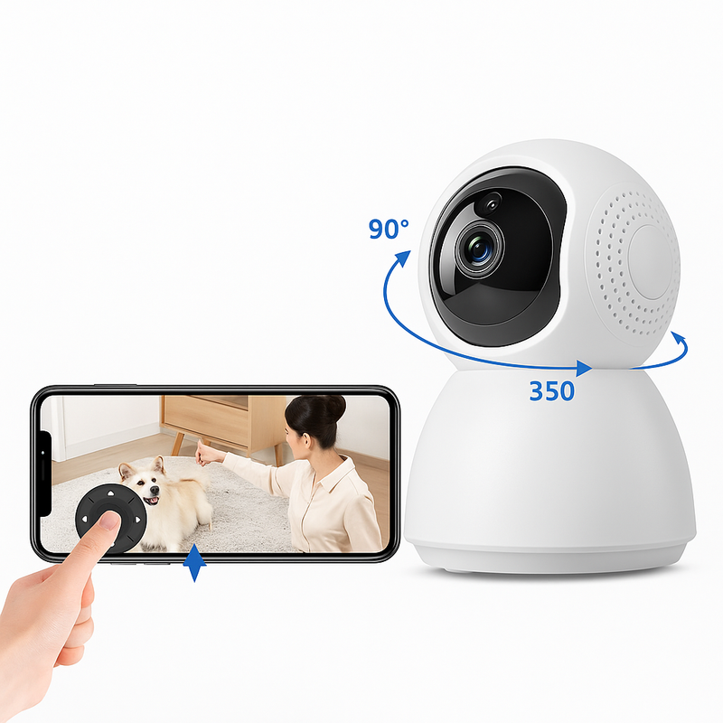 FHD Wireless WIFI Camera PTZ IP CCTV Security Protector Surveillance