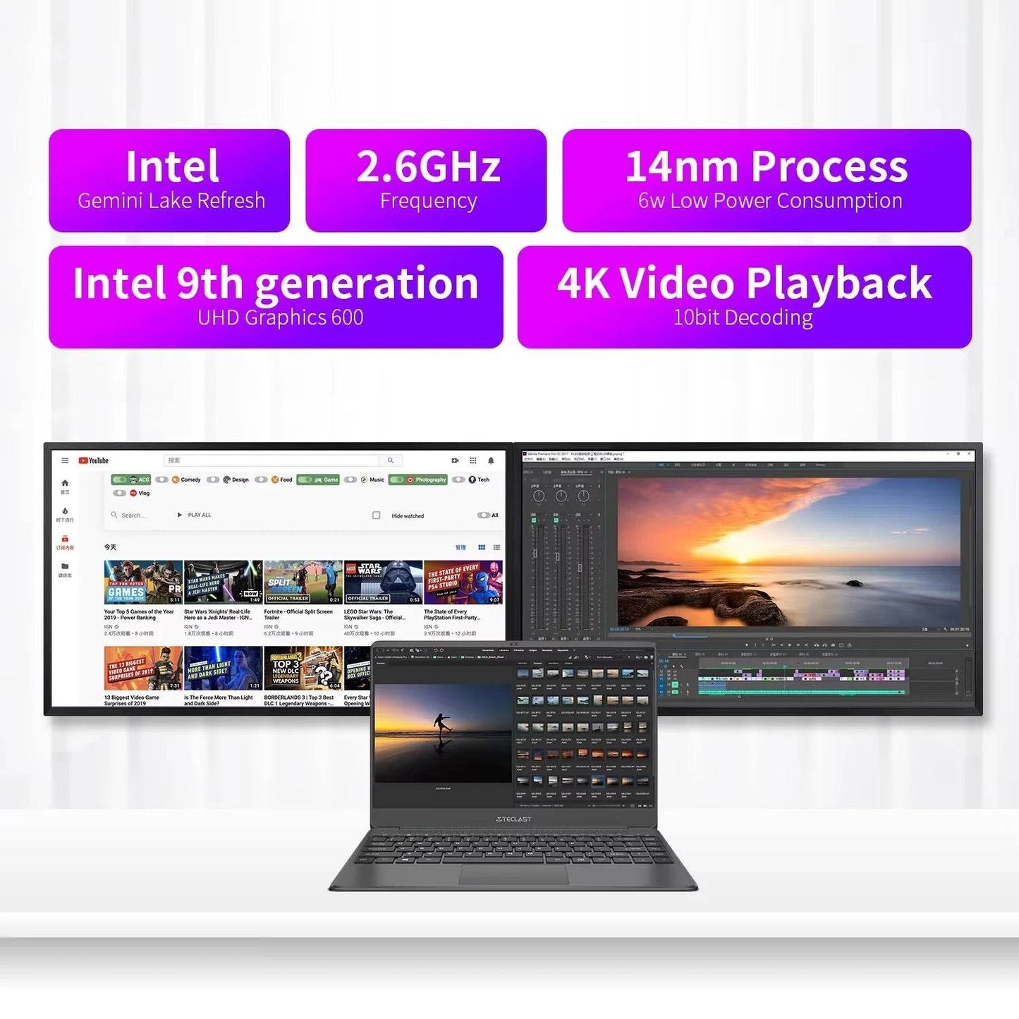 Teclast F7 Plus 3 Laptop, 14.1 Inches, 8Th Gen. Gemini Lake Celeron Cpu, 8Gb Ram, 256Gb Ssd - Loja Manuel Coelho