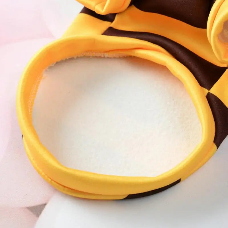 Bee Costume For Cat Dog Halloween Pet Cosplay Hoodies Pet Halloween Christmas Cosplay Dress Hoodie for Small Medium Pets Dog Cat.