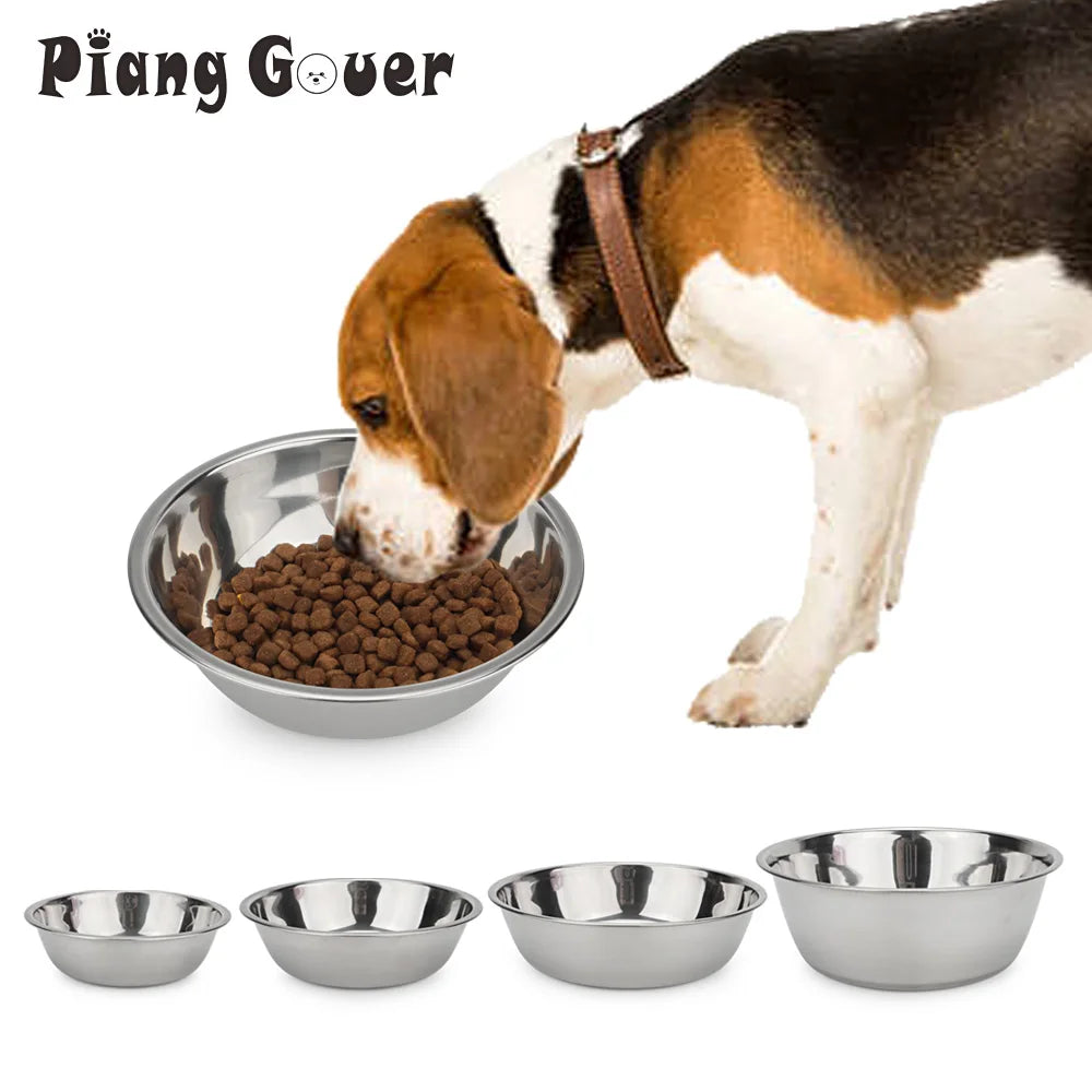 Dog Bowl Stainless Steel Pet Feeding Bowl Cat Food Drinking