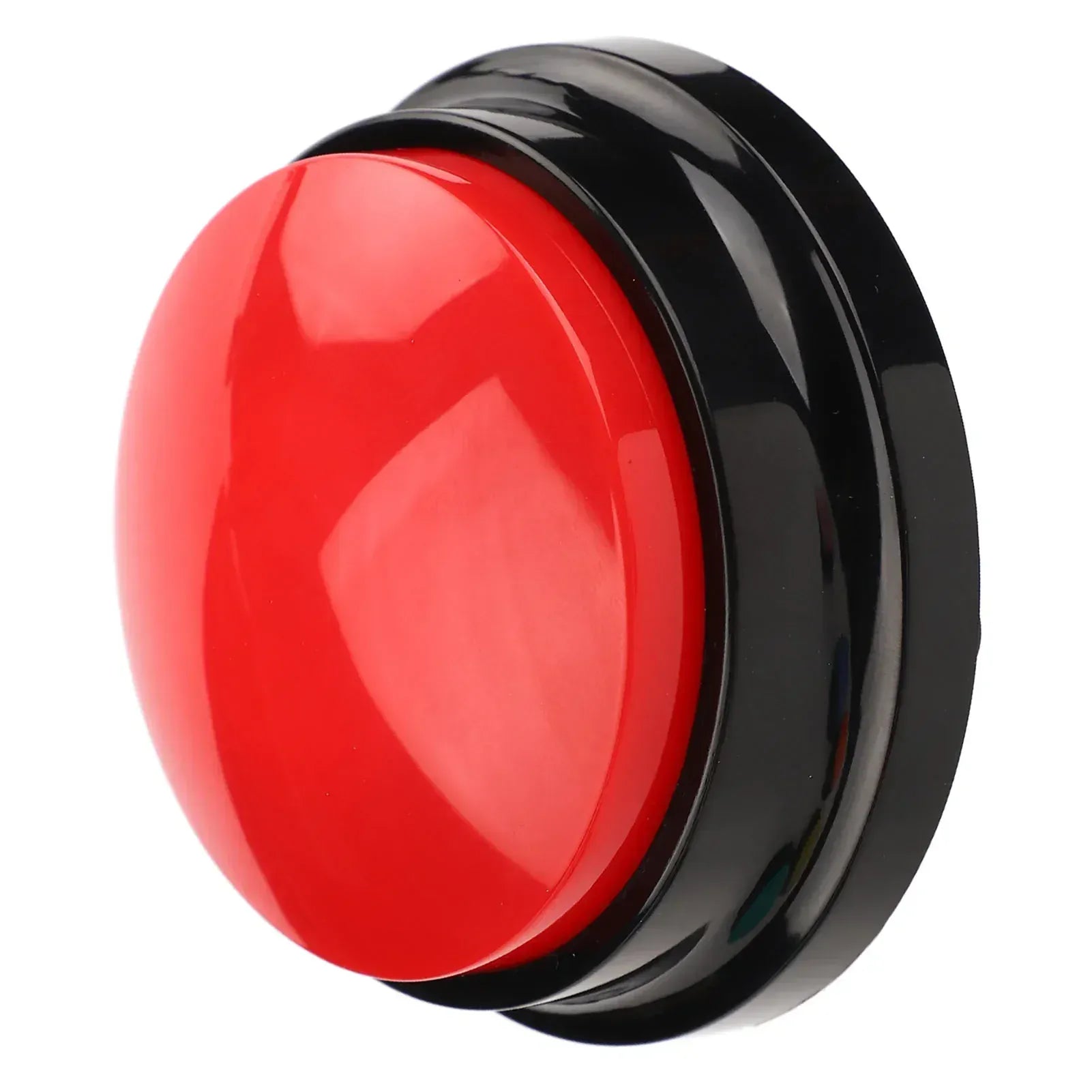 Dog record button talking buttons in red and black, perfect for pet communication and interaction.