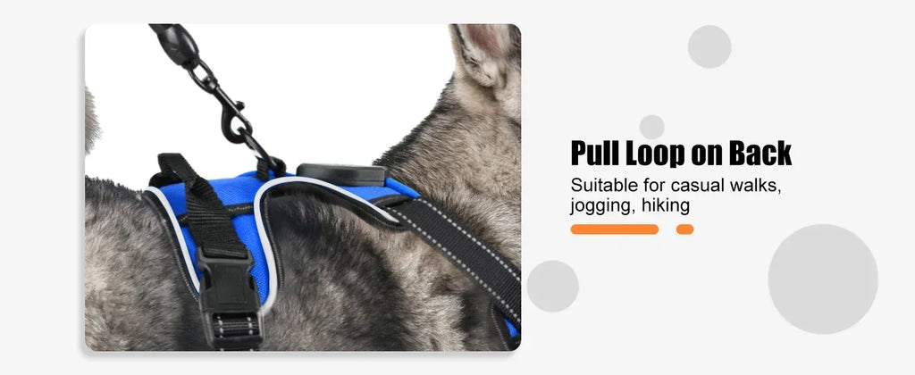 LED Dog Harness Nuoying Night Walking Harness with Durable Nylon &