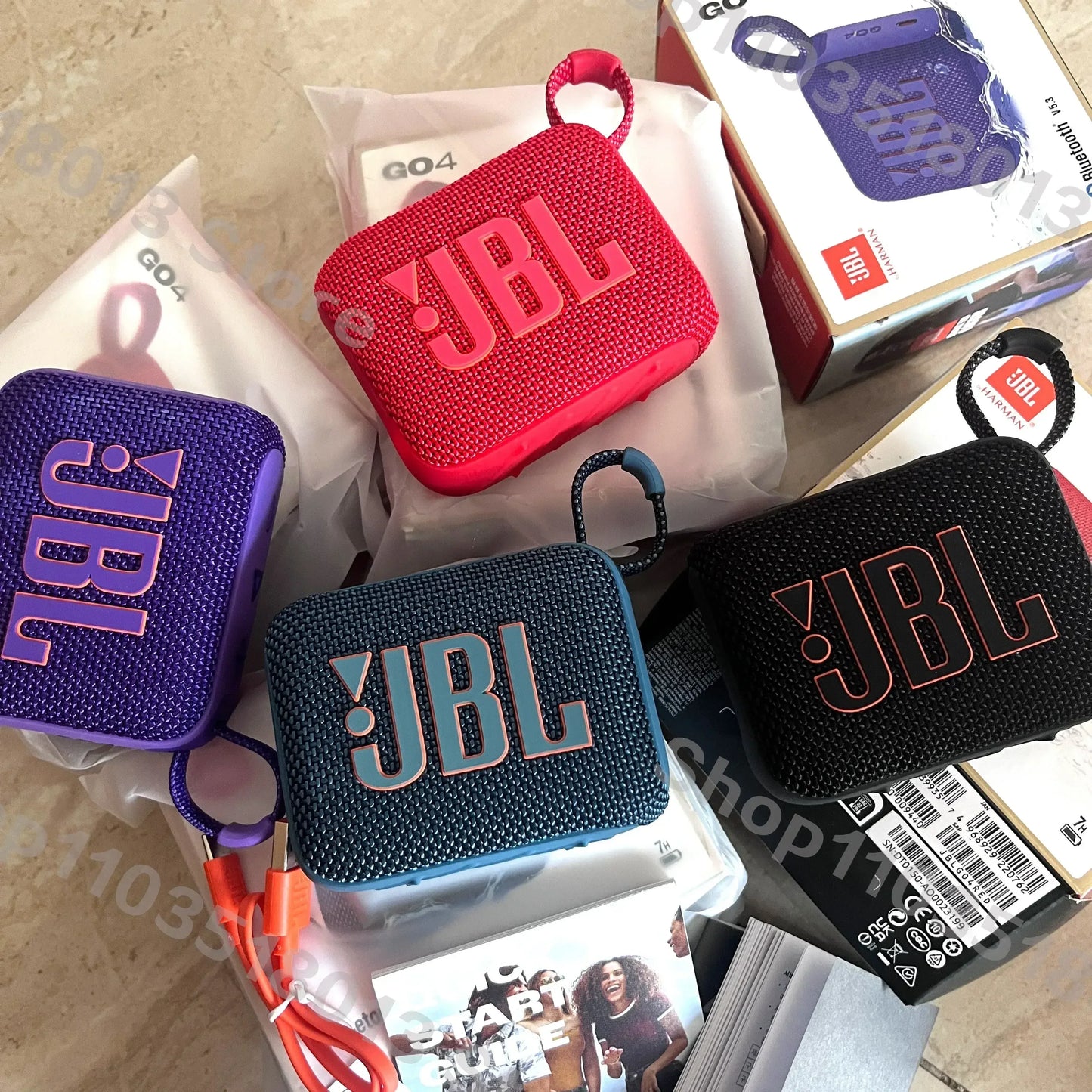 JBL GO4 Music Brick 4th Generation Bluetooth Speaker Outdoor