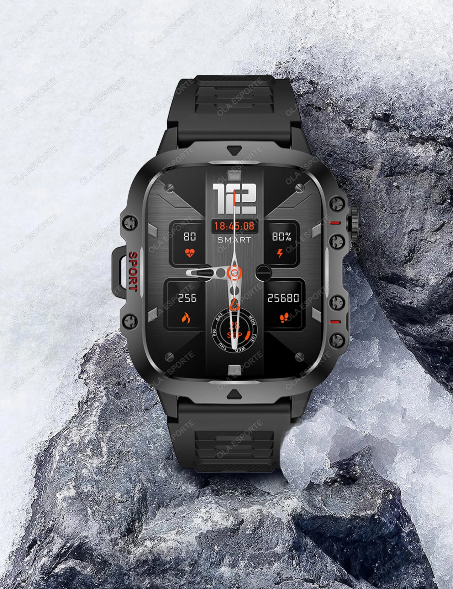 2025 New For Xiaomi Military Smart Watch Men IP68 5ATM Outdoor Sports