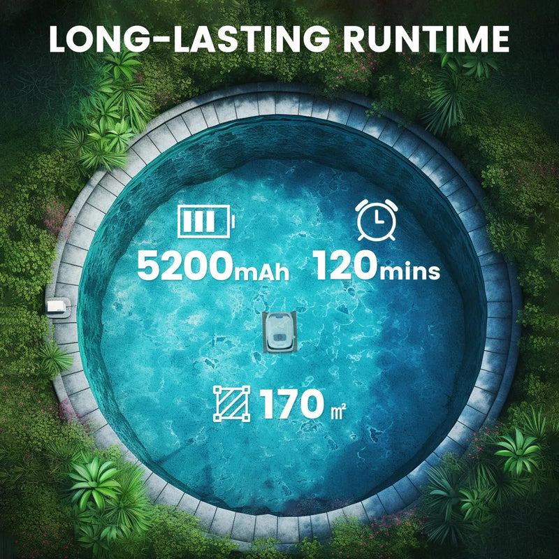 AIRROBO Pool Vacuum for Inground Pools, Smart Navigation Pool Cleaner Robot | Loja Manuel Coelho