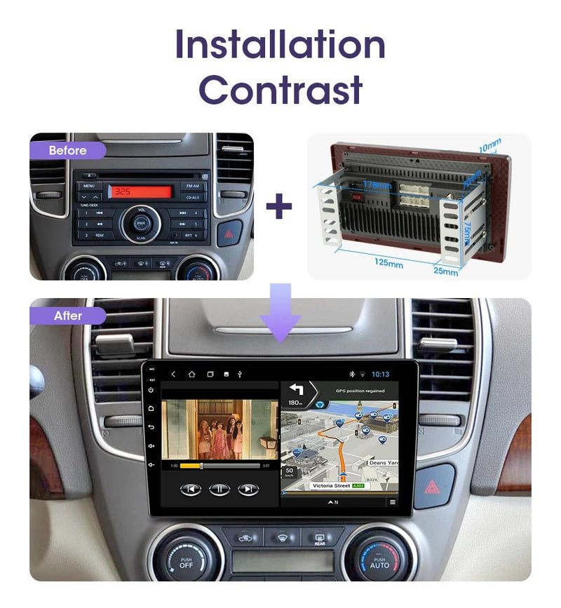 Android 12 Universal Car Radio for Nissan Kia Honda Toyota VW Multimedia Video Player - Loja Manuel Coelho
