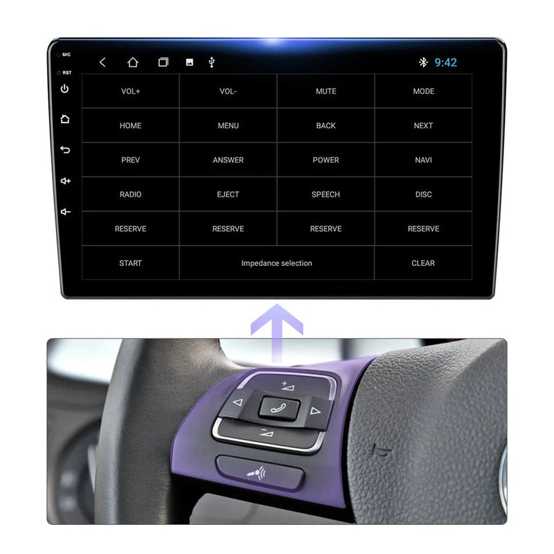 Android 12 Universal Car Radio for Nissan Kia Honda Toyota VW Multimedia Video Player - Loja Manuel Coelho