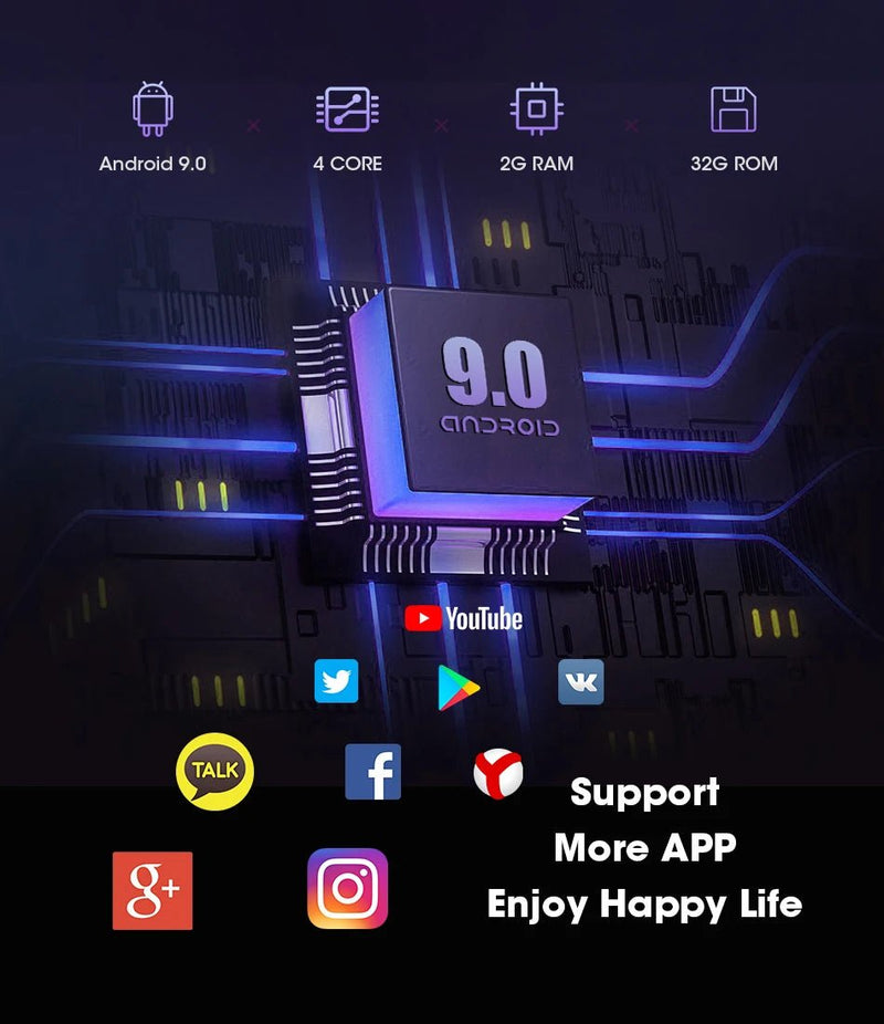 Android 12 Universal Car Radio for Nissan Kia Honda Toyota VW Multimedia Video Player - Loja Manuel Coelho