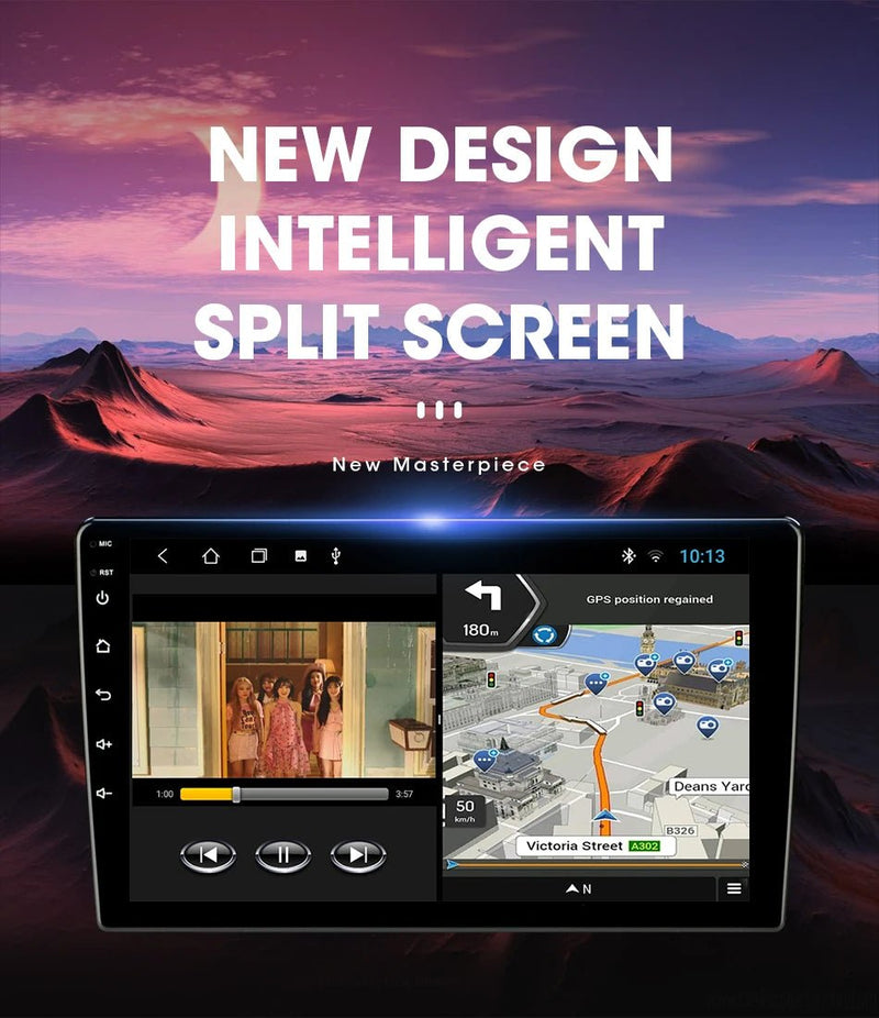 Android 12 Universal Car Radio for Nissan Kia Honda Toyota VW Multimedia Video Player - Loja Manuel Coelho