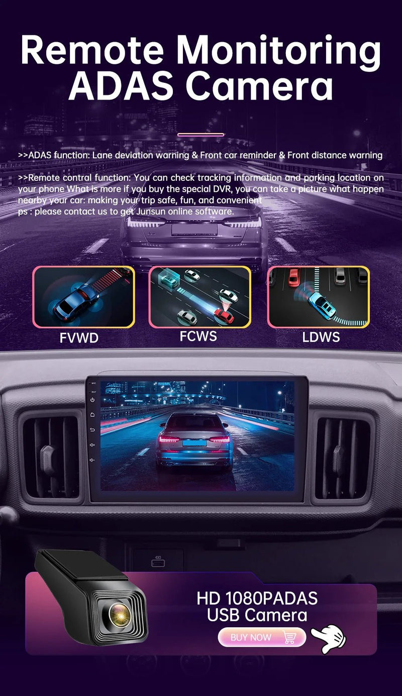 Android 13 4G 64G Multimedia Car Radio Carplay Auto Player GPS Navigation - Loja Manuel Coelho