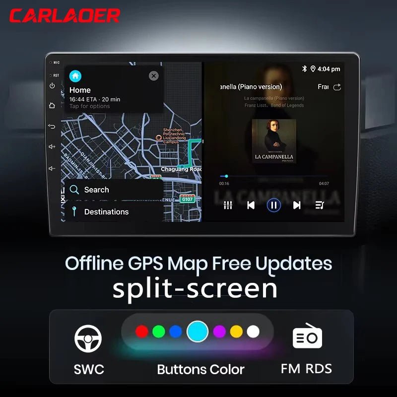 Android 13 4G 64G Multimedia Car Radio Carplay Auto Player GPS Navigation - Loja Manuel Coelho