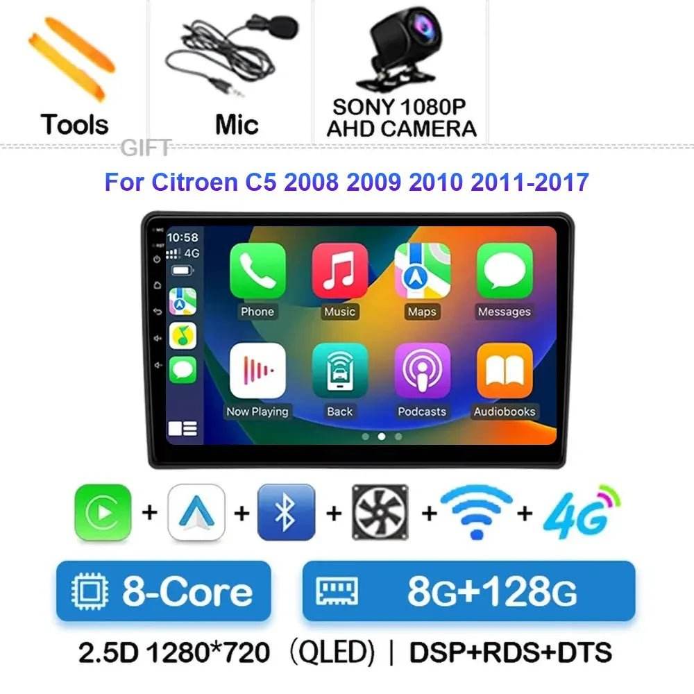Android 15 Car Radio for Citroen C5 (2009-2015) - Loja Manuel Coelho