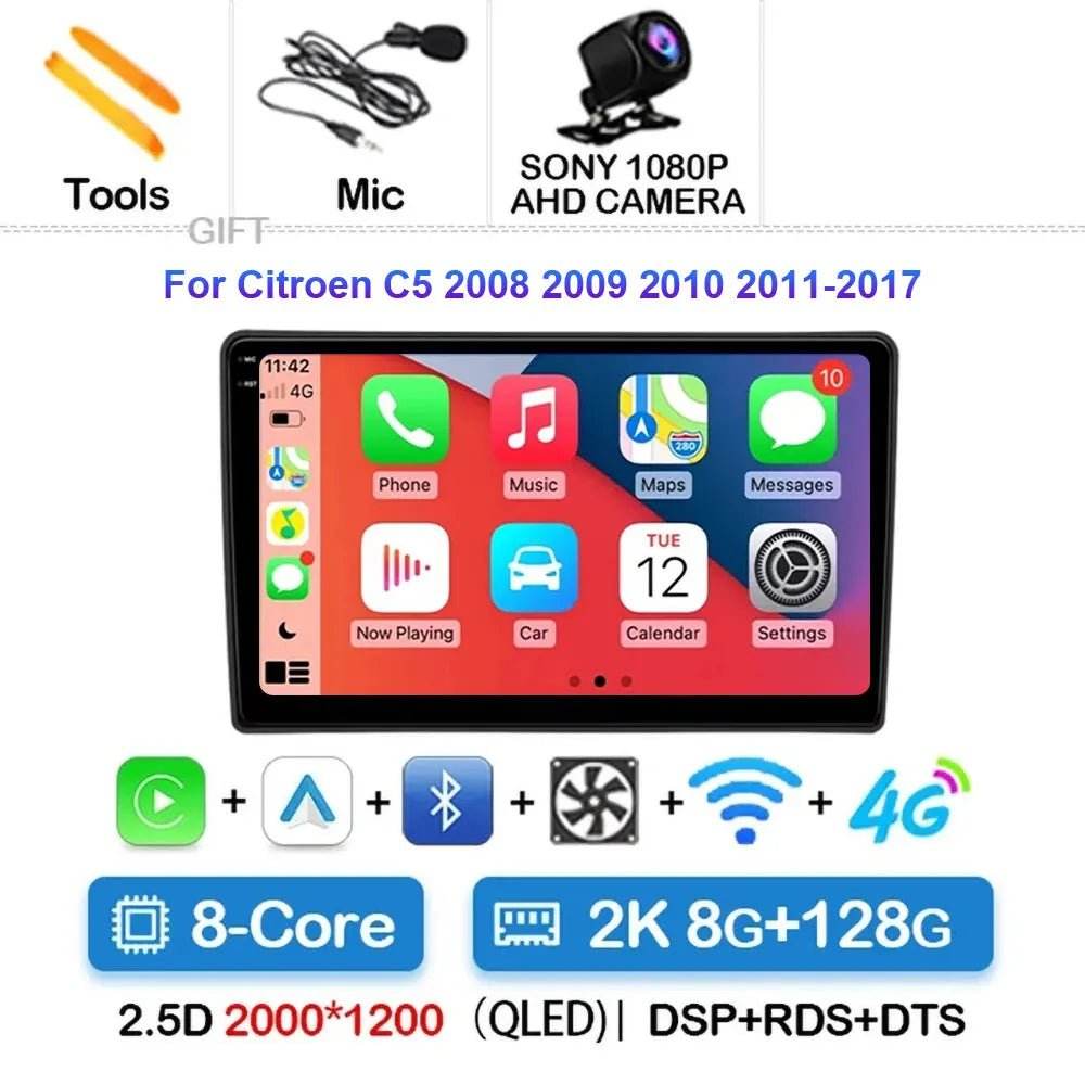 Android 15 Car Radio for Citroen C5 (2009-2015) - Loja Manuel Coelho