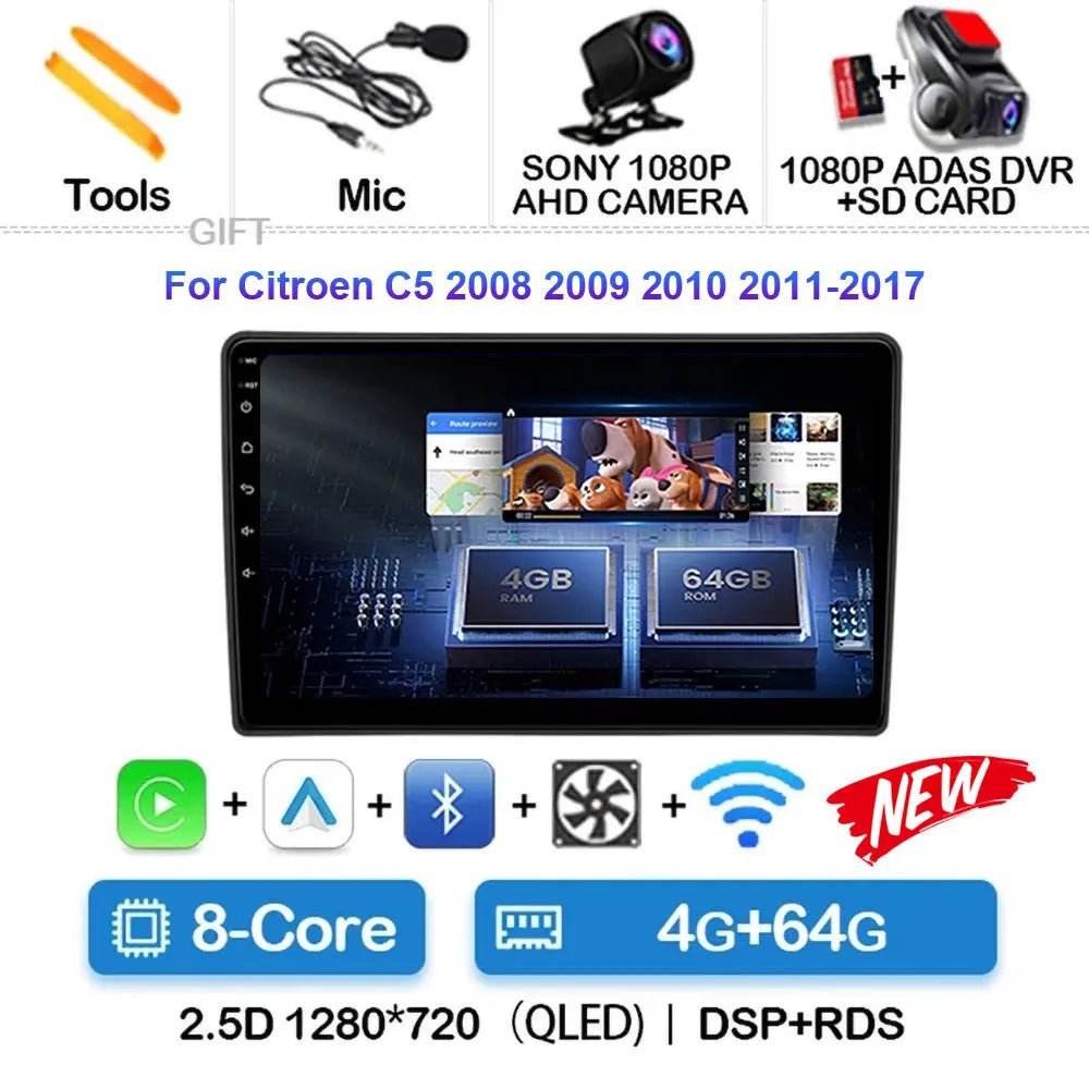 Android 15 Car Radio for Citroen C5 (2009-2015) - Loja Manuel Coelho