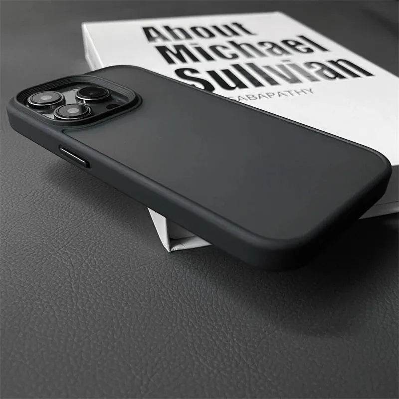 Armor Shockproof Hybrid Case for iPhone 15 14 16 Pro Max Matte Back Cover - Loja Manuel Coelho