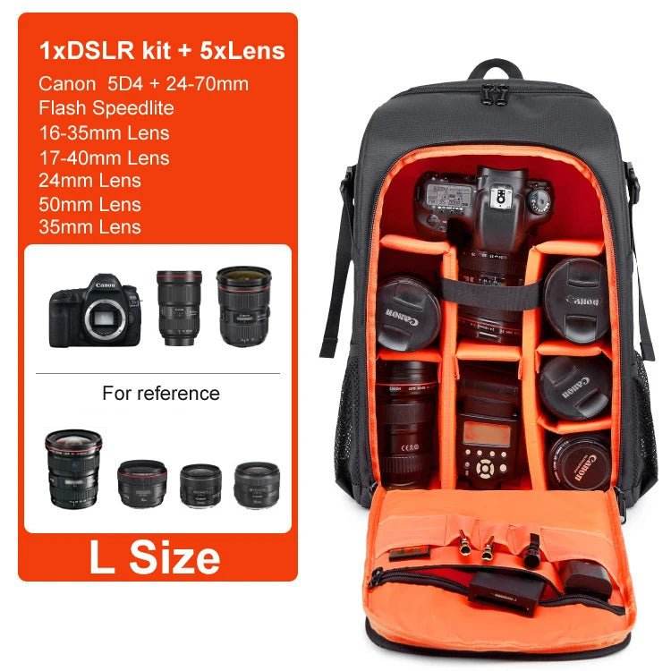 Big Capacity Waterproof Camera Backpack | ightpro TS39 - Loja Manuel Coelho