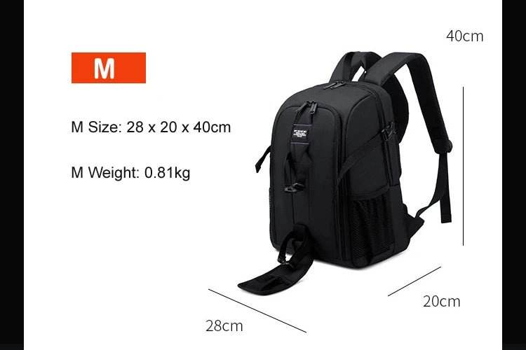 Big Capacity Waterproof Camera Backpack | ightpro TS39 - Loja Manuel Coelho