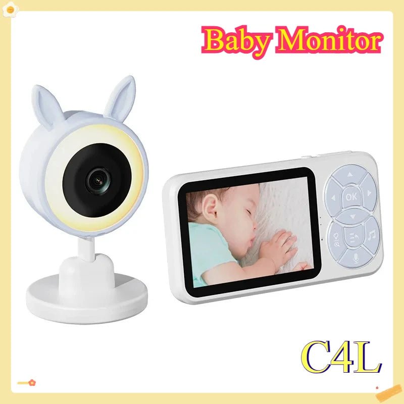 C4L 2X/4X Zoom Wireless Baby Monitor 3.5 Inch Digital Child Safety Caregiver - Loja Manuel Coelho