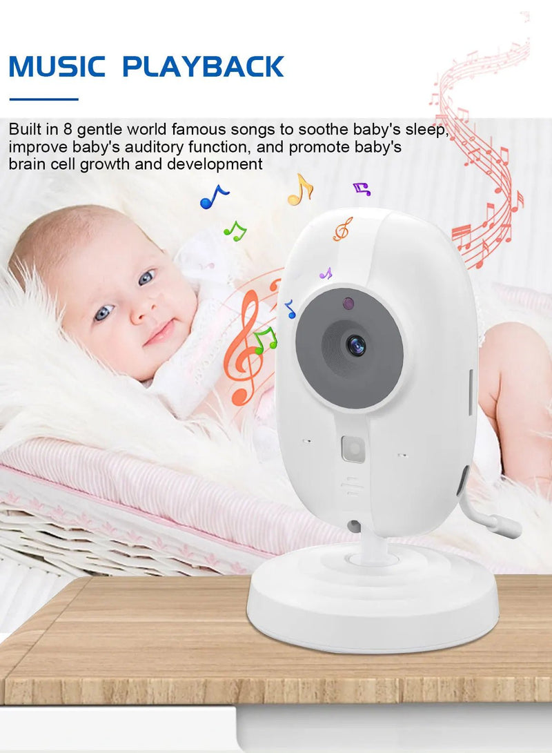Cdycam New 3.5 inch Wireless Video Baby Monitor Night Vision Temperature Monitoring - Loja Manuel Coelho
