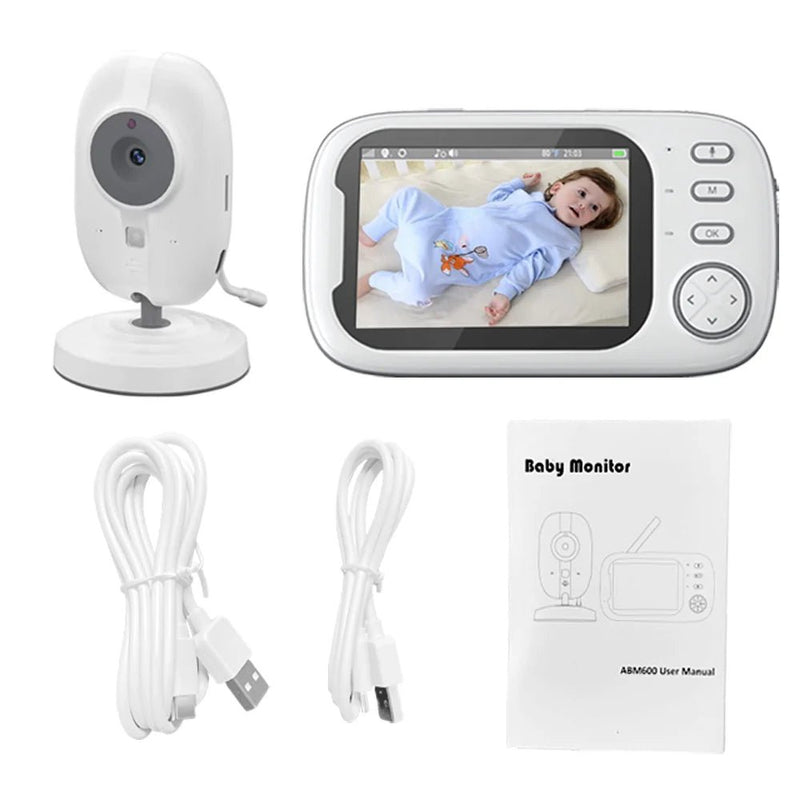 Cdycam New 3.5 inch Wireless Video Baby Monitor Night Vision Temperature Monitoring - Loja Manuel Coelho