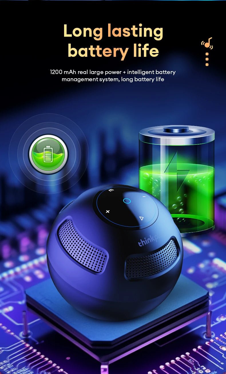 Choice Original Lenovo TS5 Bluetooth V5.3 Speaker Outdoor Long Endurance - Loja Manuel Coelho