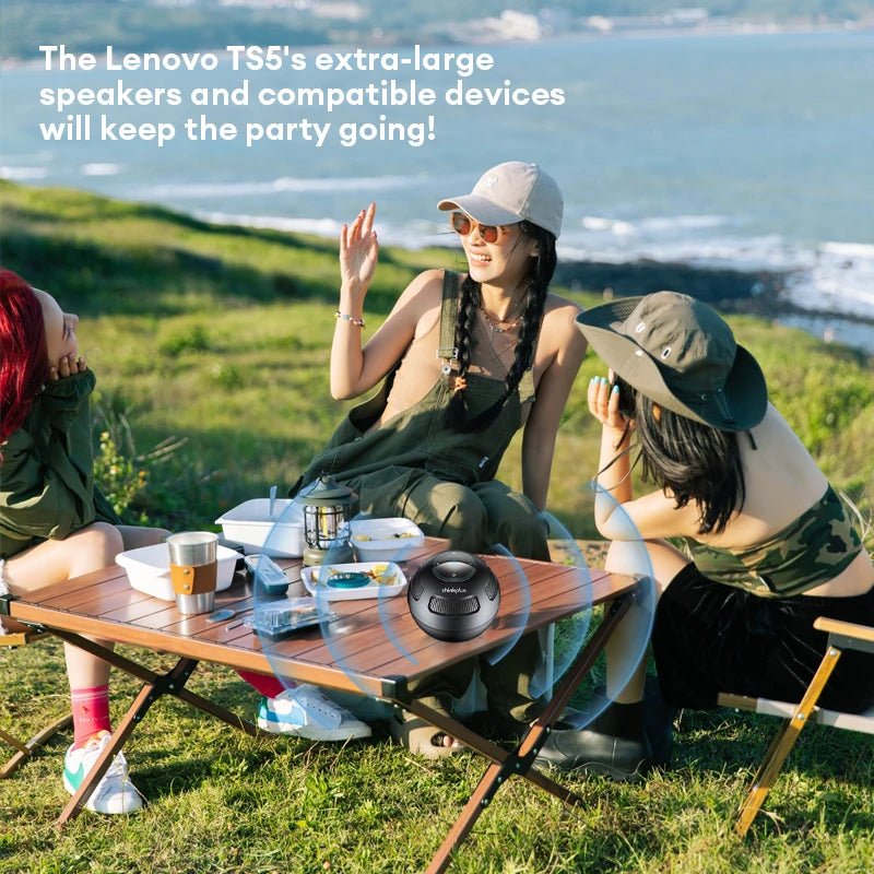 Choice Original Lenovo TS5 Bluetooth V5.3 Speaker Outdoor Long Endurance - Loja Manuel Coelho