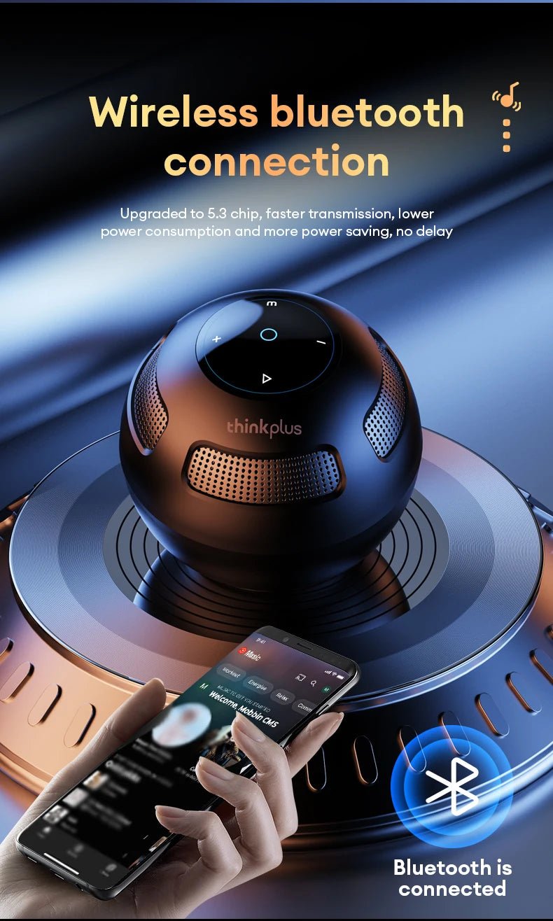 Choice Original Lenovo TS5 Bluetooth V5.3 Speaker Outdoor Long Endurance - Loja Manuel Coelho