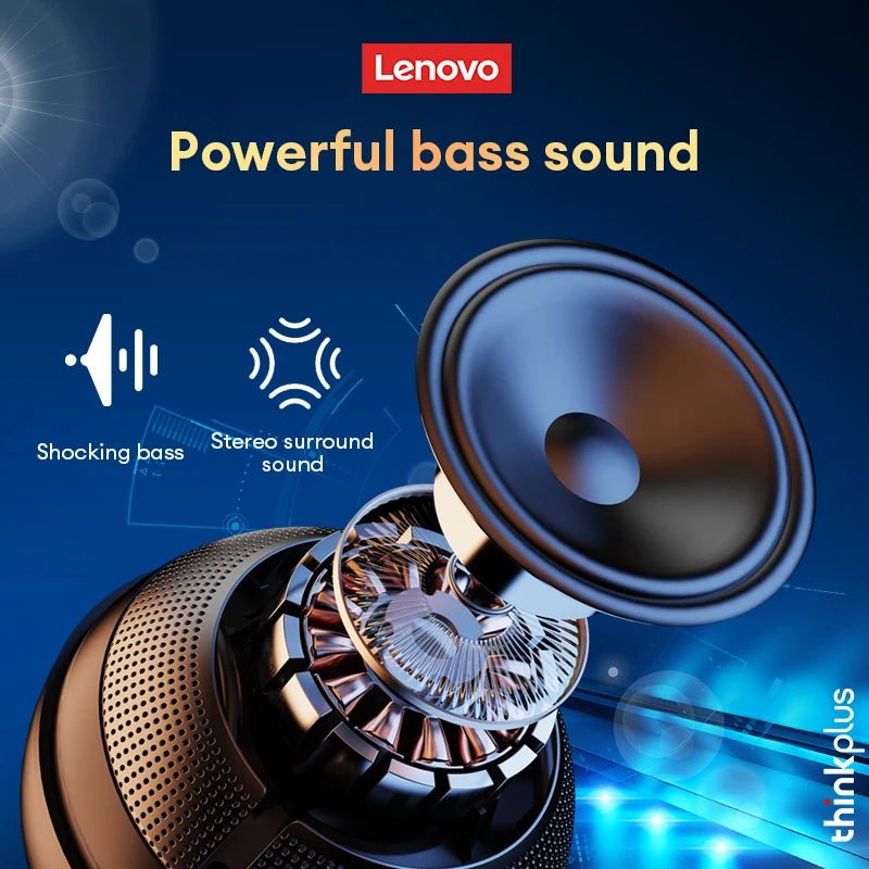 Choice Original Lenovo TS5 Bluetooth V5.3 Speaker Outdoor Long Endurance - Loja Manuel Coelho